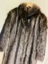 Луксозно палто от енот / естествен косъм, снимка 1