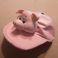 Нова плюшена розова шапка с прасенце аниматорска шапка селфи шапка, снимка 7 - Други - 35851437