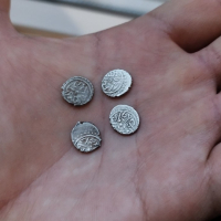 Акчета, монети сребро, Турция , снимка 4 - Нумизматика и бонистика - 44931419