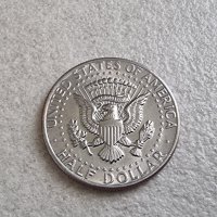 Оригинална монета. САЩ. Половин американски долар  от 1971  . С образа на  JF Kenedi., снимка 4 - Нумизматика и бонистика - 28855445