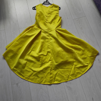 Продавам официална жълта рокля , снимка 2 - Рокли - 36421803