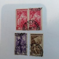 Пощенска марка 4бр-Италия 1950, снимка 1 - Филателия - 40021924