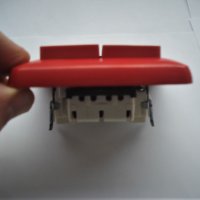 Двоен червен електрически ключ осветление, снимка 3 - Крушки - 39384941