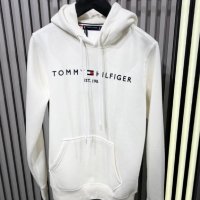 Суичър (худи) Tommy Hilfiger в бял вариант - ТОП модел за сезона ! ! !, снимка 1 - Суичъри - 42654755