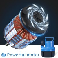 FOTING 200W 4400l/h потопяема помпа за източване на басейн -без маркуч, снимка 5 - Басейни и аксесоари - 42481443