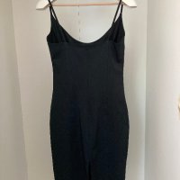 Черна рокля с тънки презрамки на Миро /Miro/, S размер, снимка 2 - Рокли - 42189731