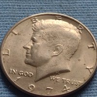 Монета HALF DOLLAR 1974г. USA рядка за КОЛЕКЦИОНЕРИ 36476, снимка 5 - Нумизматика и бонистика - 42714955