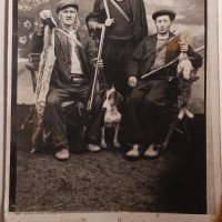 Стара снимка лов , ловци , лисица , заек - 1938 г, снимка 3 - Колекции - 44324195