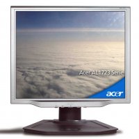 ОРИГИНАЛЕН ACER AL1723 LCD МОНИТОР AL1723 17-инчов TFT черен/сребрист, снимка 2 - Монитори - 40201979