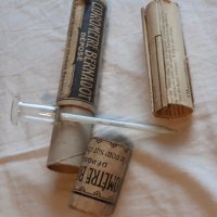 Стар стъклен медицински инструмент BERNADOT Cidrometer , снимка 3 - Антикварни и старинни предмети - 42269046
