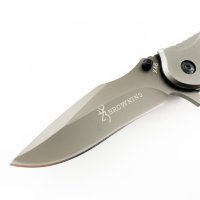Сгъваем полу автоматичен нож с иноксово покритие Browning X46 - 97 х 224, снимка 3 - Ножове - 41067198