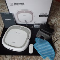 Робот прахосмукачка Ecovacs Deebot Slim 2, бял-сив, снимка 2 - Прахосмукачки - 41222836