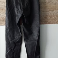 Кожен панталон ZARA S нов с етикет.с ципове на крачолите , снимка 4 - Панталони - 35955585