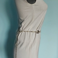 Кокетна Малка бяла рокля "Arda fashion" ® / България , снимка 3 - Рокли - 36067690