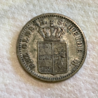 Германия,1/2 грош Олденбург,1869 B, снимка 1 - Нумизматика и бонистика - 31938569