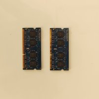2X 2GB DDR3 RAM/памет лаптоп Nanya 10600S, снимка 2 - Части за лаптопи - 41785283