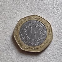 Монета. Йордания .  1/2 динар .1997 година., снимка 1 - Нумизматика и бонистика - 39226726