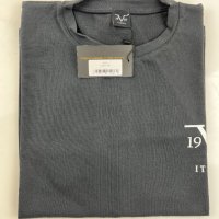 Мъжка тениска 19V69 Italia by Versace 19.69 Azir L блуза с къс ръкав, снимка 5 - Тениски - 41264214