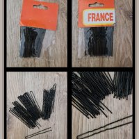Пакет черни фуркети за коса - обикновени, снимка 1 - Аксесоари за коса - 35816197