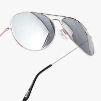 Дамски Слънчеви Очила Сребристи, снимка 1 - Слънчеви и диоптрични очила - 42473280