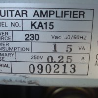 Усилвател за китара Career KA-15, снимка 13 - Китари - 42638151