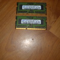 2.Ram за лаптоп DDR3 1066 MHz,PC3-8500,1Gb,Samsung.Кит 2 Броя, снимка 1 - RAM памет - 41698784