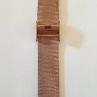 Нов луксозен дамски ръчен часовник с метална верижка и закопчалка в цвят розово злато., снимка 6 - Дамски - 39964785