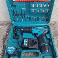 Акумулаторен винтоверт Makita 12V + 2 батерии, снимка 1 - Винтоверти - 41677527