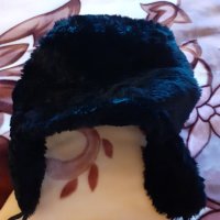 Руска черна ушанка / шапка за зимата, снимка 2 - Други - 41457393
