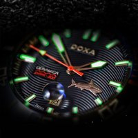 DOXA SHARK кварцов часовниk,водоусточив,дата,въртящ се безел, снимка 5 - Мъжки - 41745645