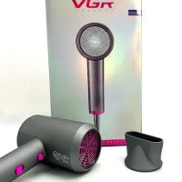 Професионален сешоар VGR V-400, 2 степени на температура, 2 степени на скорост, Сгъваем корпус, снимка 5 - Сешоари - 41371468