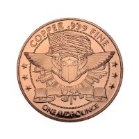Медна монета 1 униця - Walking Liberty, снимка 2 - Нумизматика и бонистика - 44351800