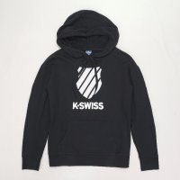 K-SWISS logo hoodie Оригинален Памучен Суичър Като Нов (S), снимка 2 - Суичъри - 38845700