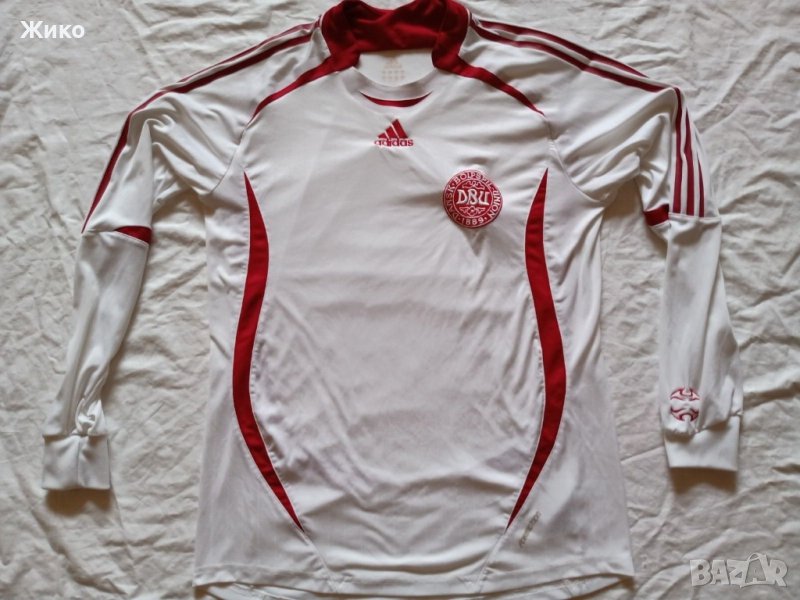 Дания 2006/07 оригинална футболна тениска Adidas FORMATION фланелка за футбол дълъг ръкав, снимка 1