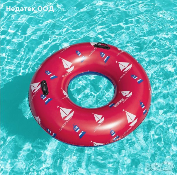 Надуваем пояс  Bestway, Морски мотиви, 119 см, Червен, снимка 1