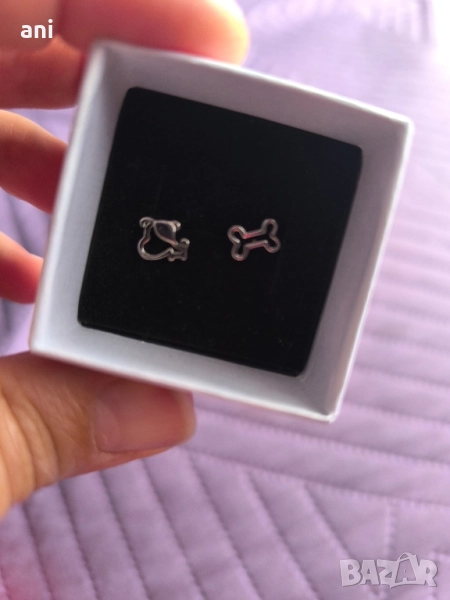 сребърни обеци , снимка 1