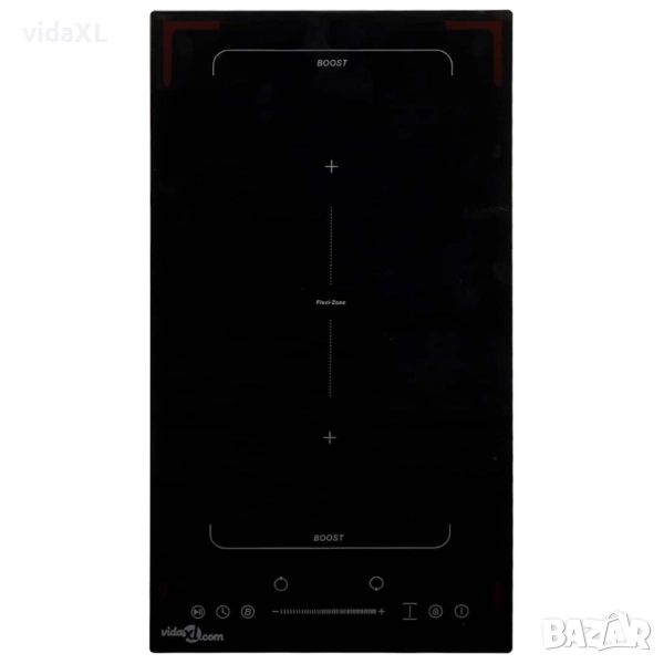 vidaXL Flexizone индукционен плот с 2 котлона сензорен контрол 3500 W(SKU:51438), снимка 1