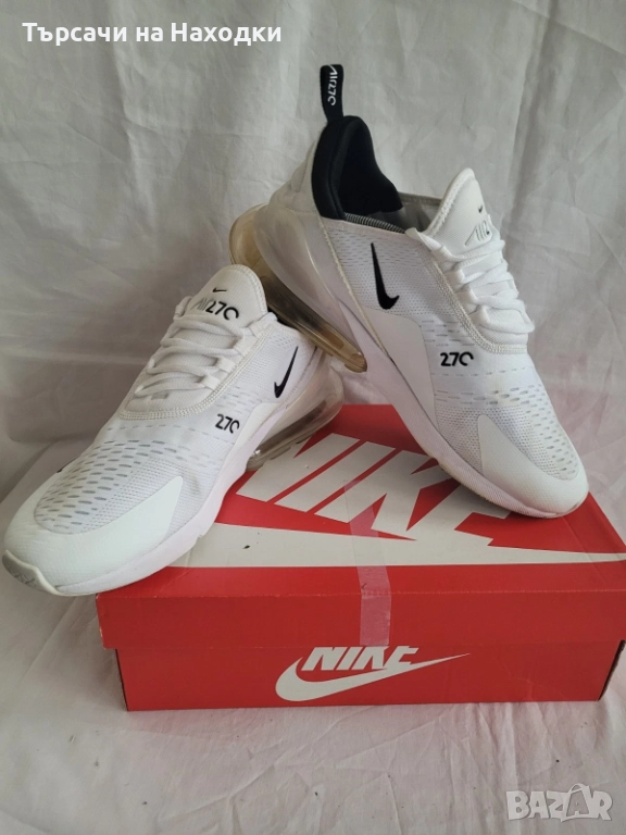 Мъжки маратонки Nike Air Max 270 White Размер US 12 EU 46 UK 11, снимка 1