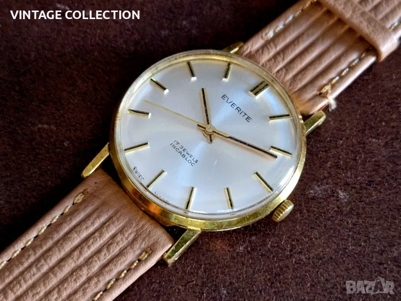 EVERITE Швейцарски Механичен Часовник SWISS MADE, снимка 1