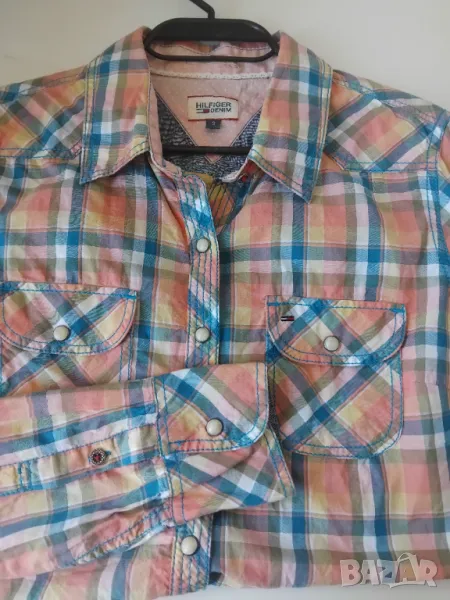 Tommy Hilfiger - Denim 100%  оригинална дамска риза с дълъг ръкав, снимка 1