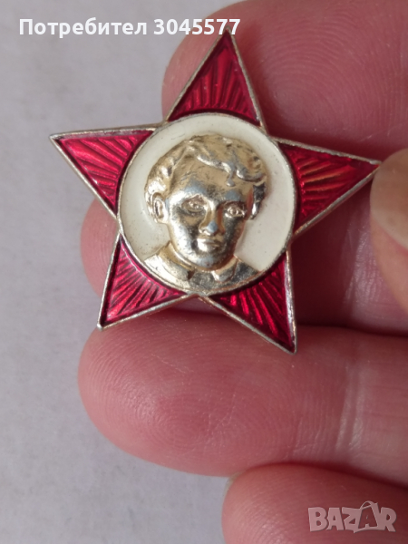 Значка СССР с малкият Ленин, 1970-ти, снимка 1