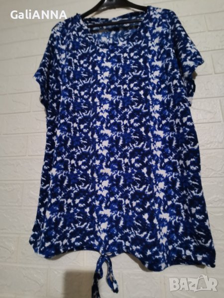 СТРАХОТНА ТУНИКА В ЕФЕКТЕН ДЕСЕН 2XL-3XL , снимка 1