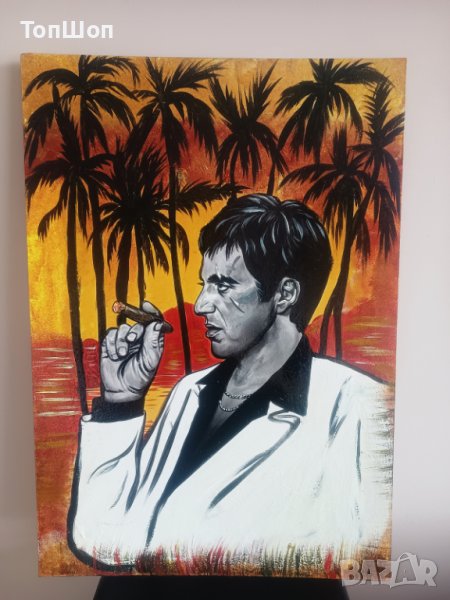 Картина на Al Pacino Белязаният - Tony Montana Scarface 4, снимка 1