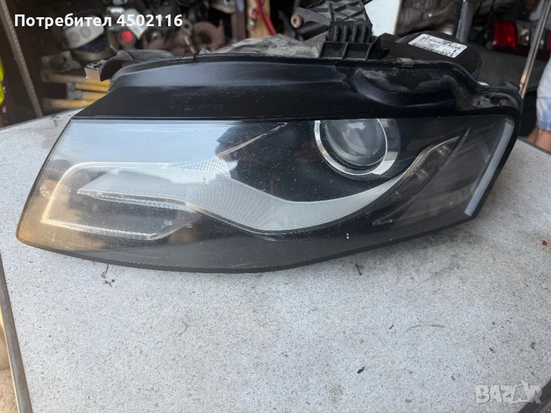 Ляв фар за Audi a4 B8 ксенон 2009, снимка 1