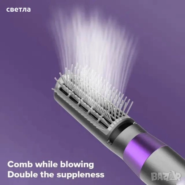 Сешоар с отрицателни йони 3в1,маша,сешоар,гребен,3000W, снимка 1