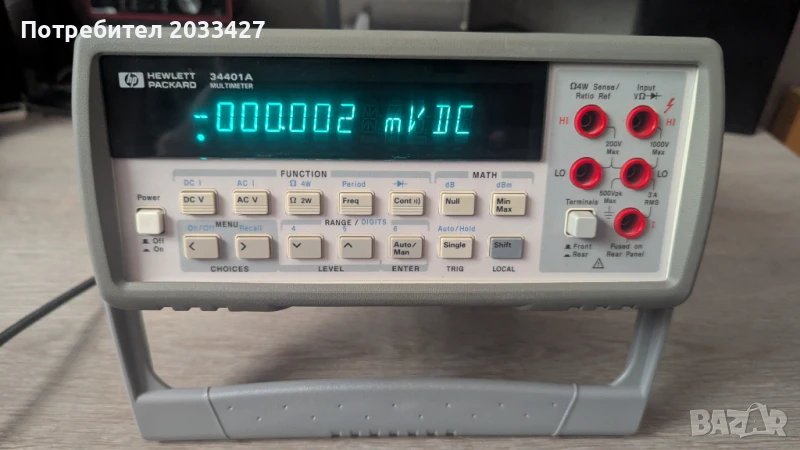 Мултиметър HP 34401A 6 1/2 digits, снимка 1