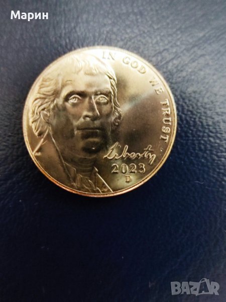 Джеферсън с дефект на аверса, снимка 1