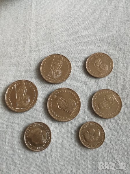Монети от Швейцария 1987-2001 г., снимка 1