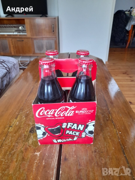 Стари бутилки Кока Кола,Coca Cola Euro 2012 Fan Pack, снимка 1