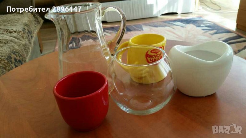 Две чаши, една вазички 12 лв общо-Нови!Намалени!, снимка 1